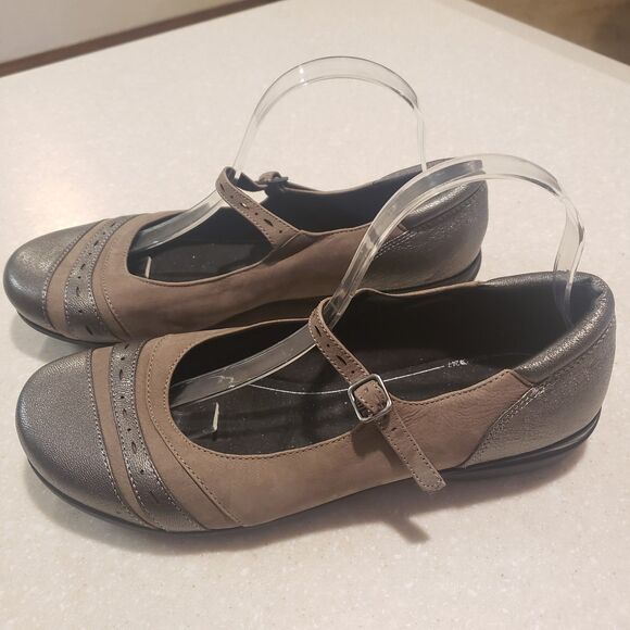 Abeo Noelle Metallica brown Mary Jane comfort Angelica Size 10 - Picture 5 of 10